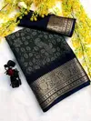 Wow Qalamqari Dola Silk Flower Design Fancy Saree Orders In India